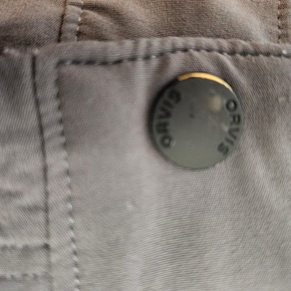 Mens gray size 36 Orvis Stretch Cargo Shorts with Hidden Zippers - EXCELLENT! - Picture 14 of 14